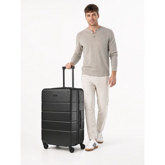 Police Dublin 4 roues Valise cabine L 75 cm avec soufflet d'extension