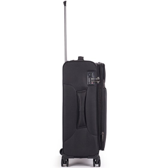 Stratic Stratic Light + 4 roulettes Trolley 68 cm avec soufflet d'extension