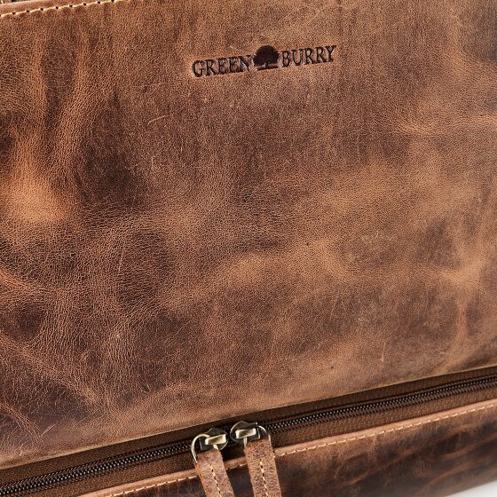 Greenburry Vintage Sac de voyage Weekender Cuir 51 cm