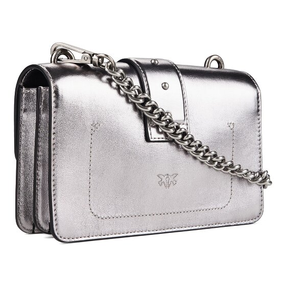 PINKO Love One Mini Sac à bandoulière Cuir véritable 20 cm