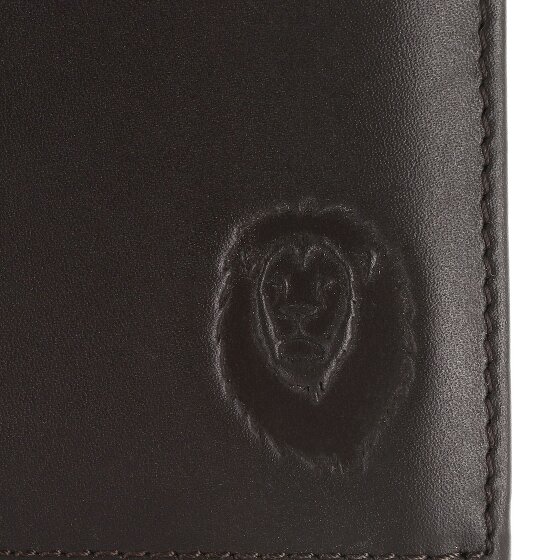 oxmox Leather Porte-monnaie Protection RFID Cuir véritable 10 cm