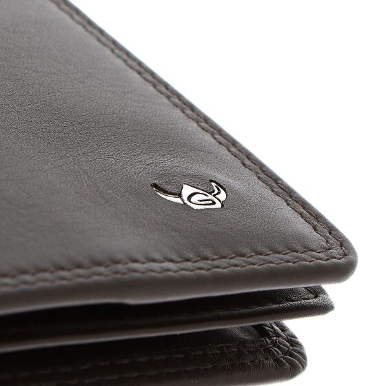 Golden Head Polo Porte-monnaie Protection RFID Cuir véritable 11.5 cm