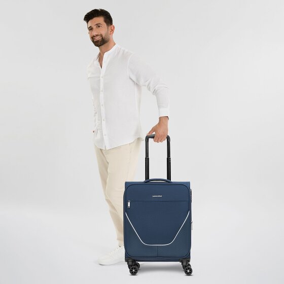 Stratic taska 4-roues trolley cabine S 55 cm avec soufflet d'extension