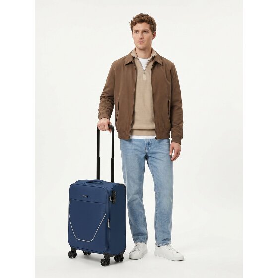 Stratic taska 4 roues Valise cabine S 55 cm avec soufflet d'extension