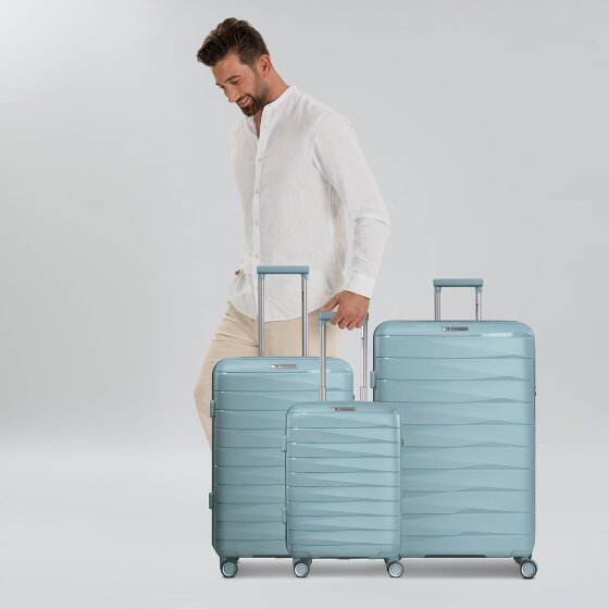 Franky London 4 roulettes Set de valises 3 pièces avec soufflet d'extension