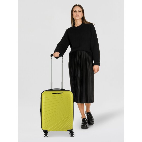 Benzi 5808 4 roulettes Trolley de cabine 55 cm avec soufflet d'extension