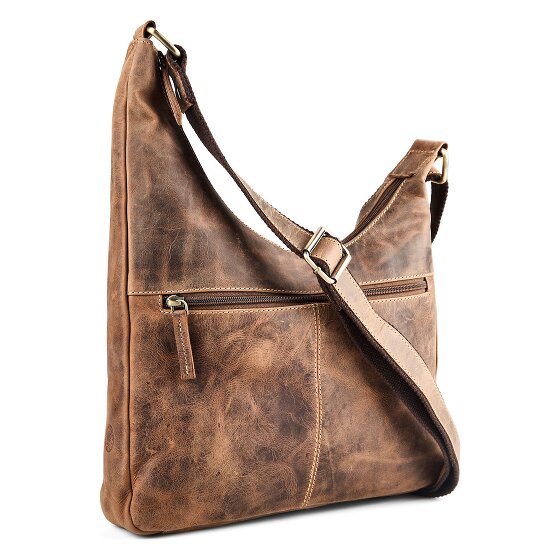 Greenburry Vintage Sac à bandoulière Cuir véritable 31 cm