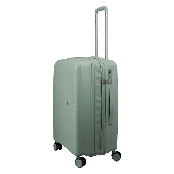 Travelite Tamaris x Travelite Voyaage 4 roulettes Trolley M 76 cm avec soufflet d'extension