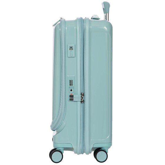 Bric's Positano 4 roulettes Trolley de cabine 55 cm avec soufflet d'extension