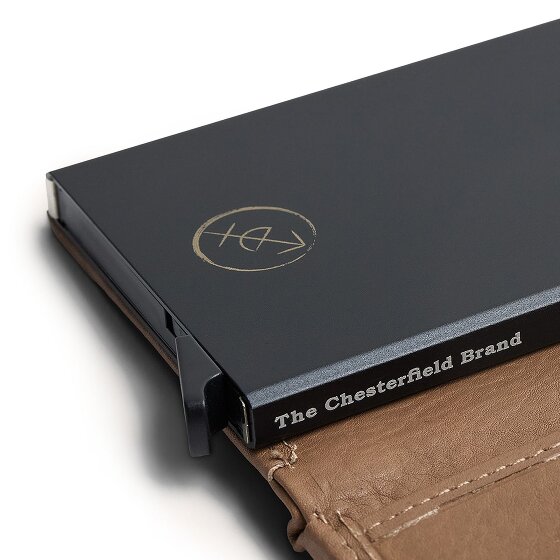 The Chesterfield Brand Hollis Porte-monnaie Protection RFID Cuir véritable 10 cm