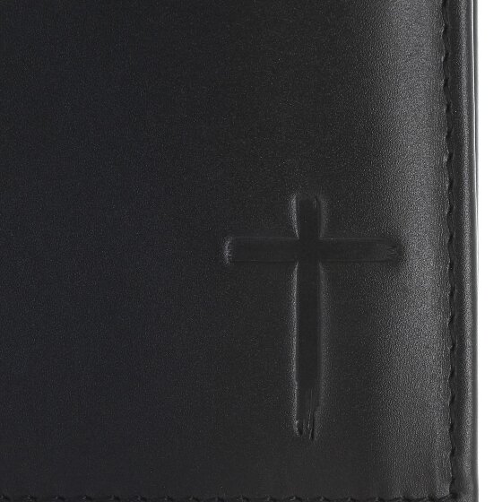 oxmox Leather Porte-monnaie Protection RFID Cuir véritable 13 cm