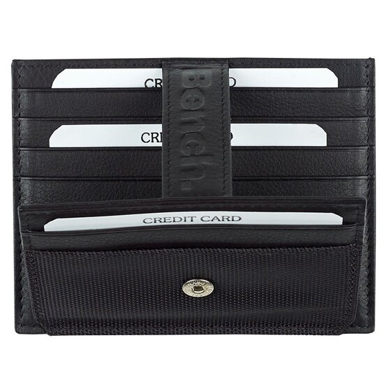 Bench Étui en cuir pour cartes de crédit Carbon 11 cm