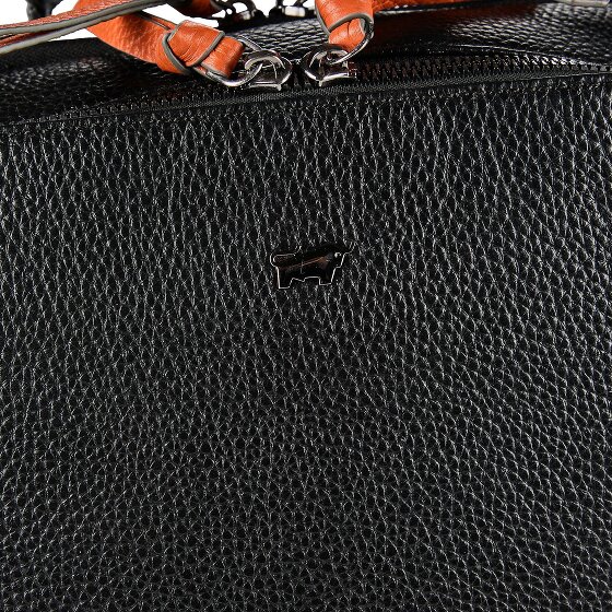 Braun Büffel Novara Sac à dos professionnel Cuir véritable 40 cm Compartiment ordinateur
