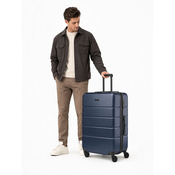 Police Dublin 4 roues Valise cabine L 75 cm avec soufflet d'extension