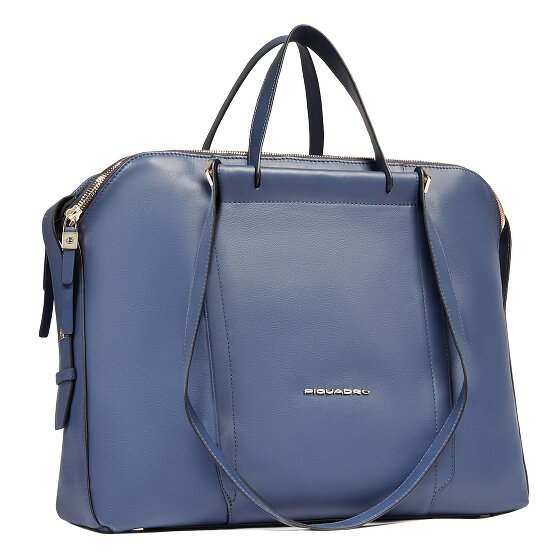 Piquadro Circle Sacoche en cuir pour ordinateur portable, 40 cm de capacité