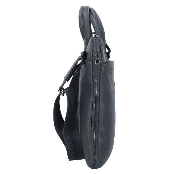 Piquadro Black Square Porte-documents en cuir 42 cm Compartiment pour ordinateur portable