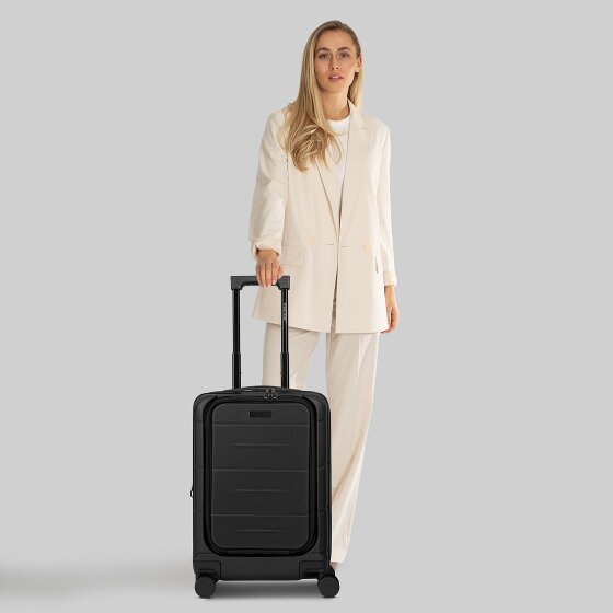 Police London 4 roues Valise cabine 55 cm Compartiment ordinateur avec soufflet d'extension