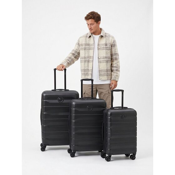 Delsey Paris Air Armour 4 roues Set de valises 3 pièces '"avec soufflet d''extension"'