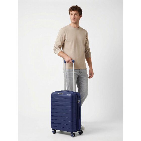 Franky London 4 roues Valise cabine S 55 cm avec soufflet d'extension