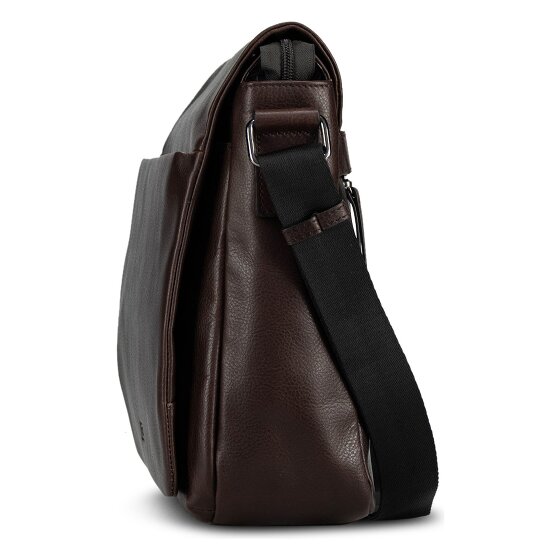 Jost London Besace Cuir véritable 34 cm Compartiment ordinateur