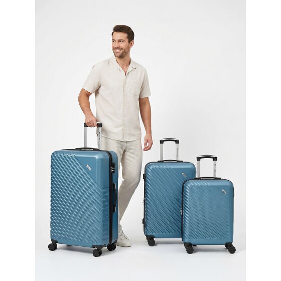 Check.In Paradise 2.0 4 roues Set de valises 3 pièces avec soufflet d'extension