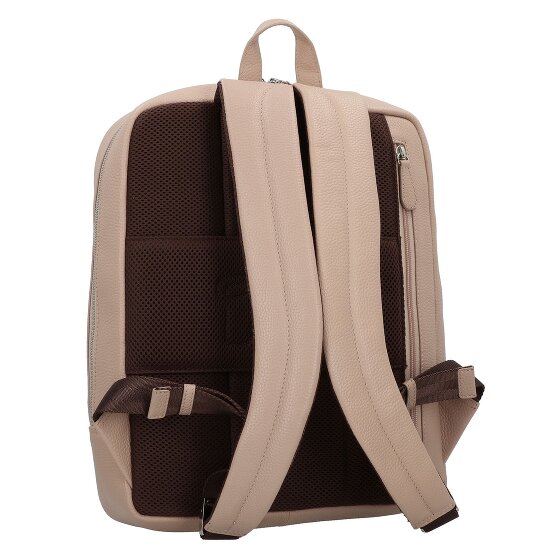 Braun Büffel Hanna Sac à dos professionnel M Cuir véritable 40 cm Compartiment ordinateur