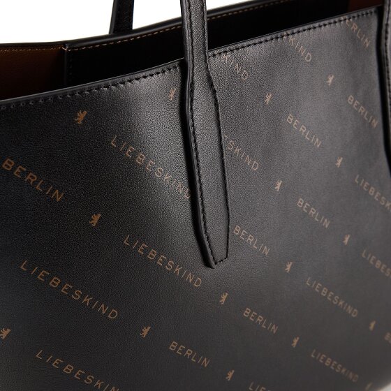 Liebeskind Monogram Sac de shopper M Cuir véritable 47 cm
