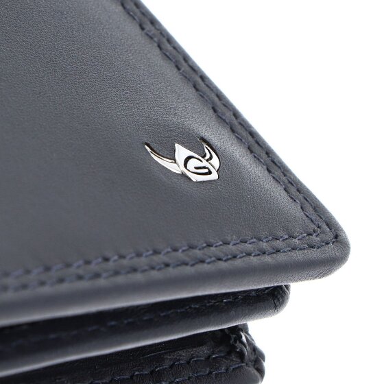Golden Head Polo Porte-monnaie Protection RFID Cuir véritable 8.5 cm