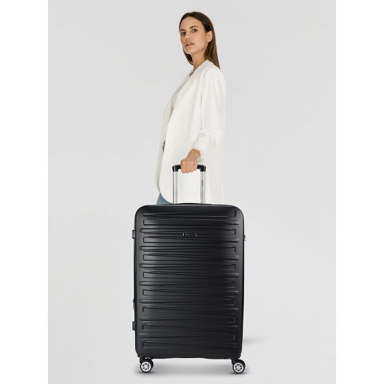 Benzi 5493 4 roulettes Trolley L 77 cm avec soufflet d'extension