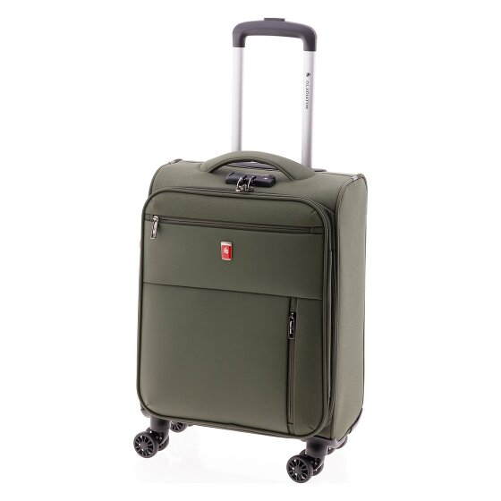 Gladiator 3700 4 roulettes Trolley de cabine 55 cm avec soufflet d'extension