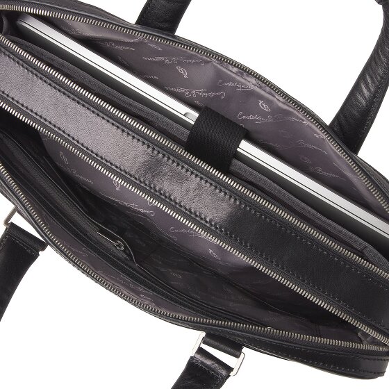 Castelijn & Beerens Paul Attaché-case Protection RFID Cuir véritable 41 cm Compartiment ordinateur