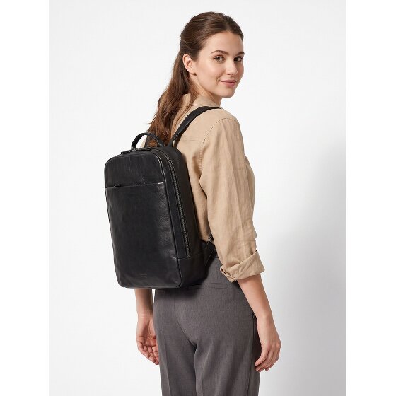 Jost Glasgow Daypack Protection RFID Cuir véritable 44 cm Compartiment ordinateur