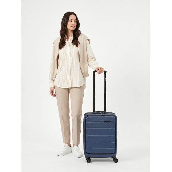 Franky Munich 4.0 4 roues Valise cabine 55 cm Compartiment ordinateur avec soufflet d'extension