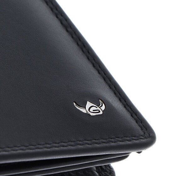 Golden Head Polo Porte-monnaie Protection RFID Cuir véritable 12.5 cm