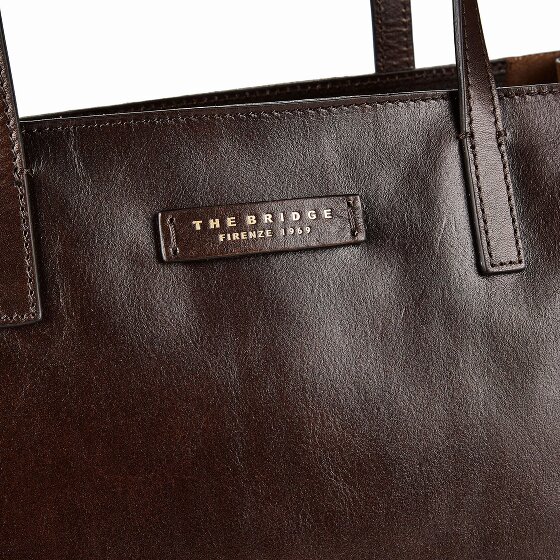 The Bridge Mirra Sac à bandoulière Cuir véritable 32 cm Compartiment ordinateur