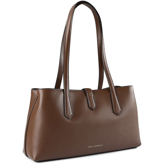 Karl Lagerfeld Autograph Sac à bandoulière Cuir véritable 33 cm