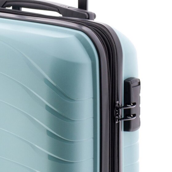 Gladiator 3400 4 roulettes Trolley de cabine 55 cm avec soufflet d'extension