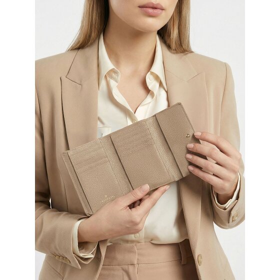 Lazarotti Porte-monnaie « Bologna » en cuir XL avec compartiment à fermeture éclair sur tout le pourtour, Cuir, 14 cm