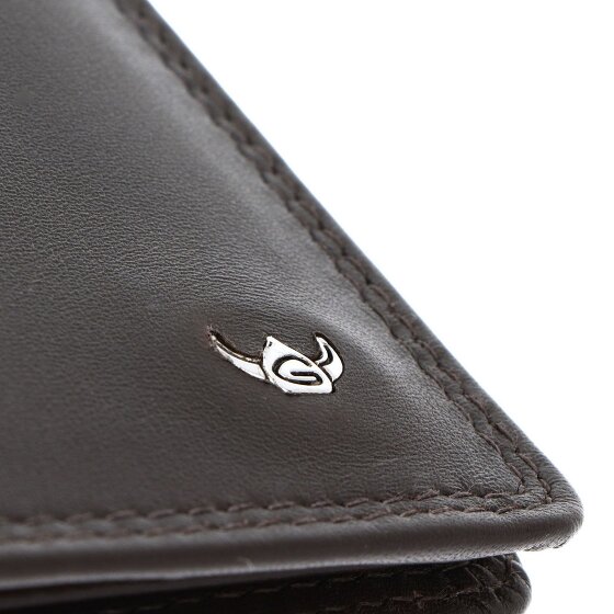 Golden Head Polo Porte-monnaie Protection RFID Cuir véritable 11 cm