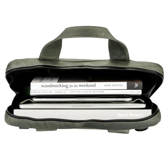 Leonhard Heyden Porte-documents Den Haag en cuir 38 cm pour ordinateur portable