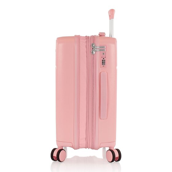 Heys Pastel 4 roulettes Trolley de cabine S 53 cm avec soufflet d'extension