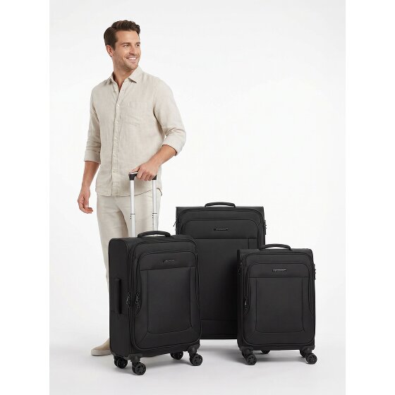 Franky Melbourne 3.0 Set de valises à 4 roulettes 3pcs avec soufflet extensible
