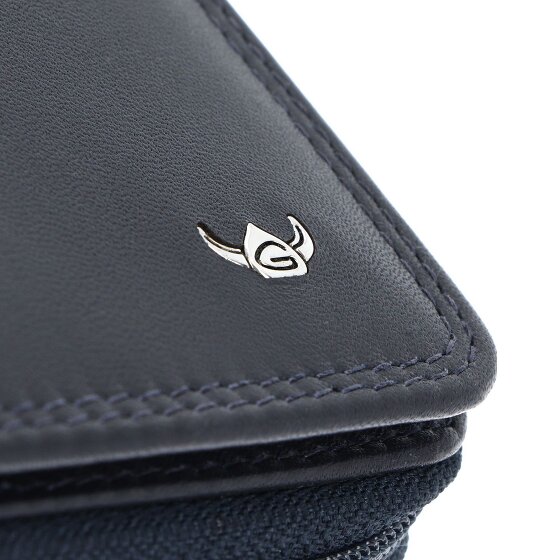 Golden Head Polo Porte-monnaie Protection RFID Cuir véritable 11.5 cm