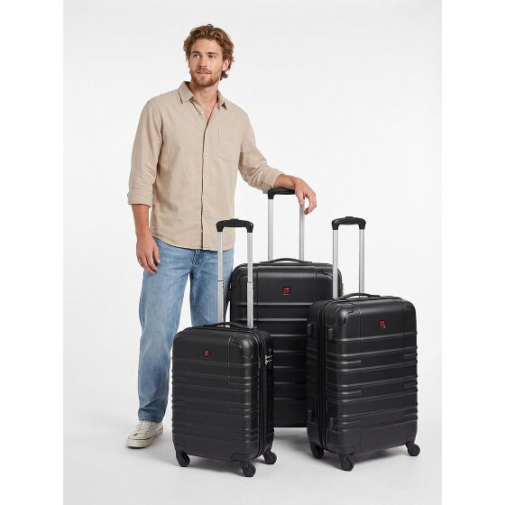 Wenger Amplar Evo 4 roues Set de valises 3 pièces avec soufflet d'extension