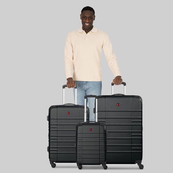 Wenger Amplar Evo 4 roulettes Set de valises 3 pièces avec soufflet d'extension
