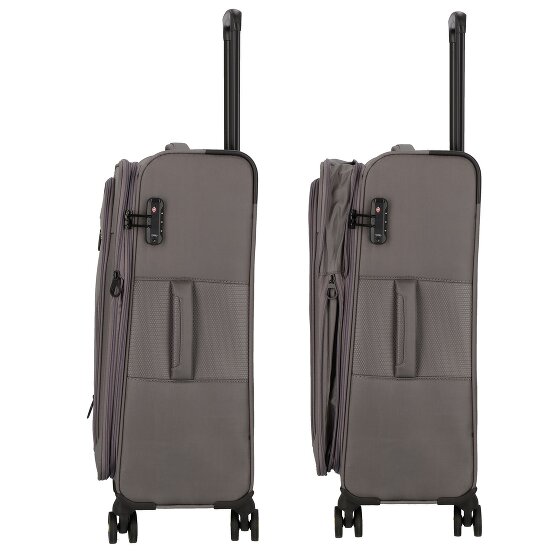 d&n Travel Line 9704 4 roues Set de valises 3 pièces avec soufflet d'extension