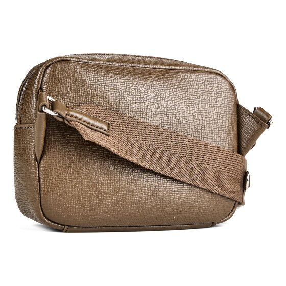 Lacoste Ossian Sac à bandoulière Cuir véritable 19 cm