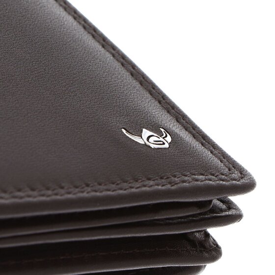 Golden Head Polo Porte-monnaie Protection RFID Cuir véritable 11.5 cm