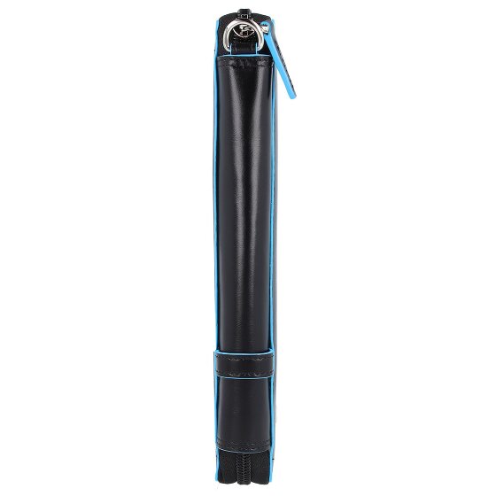 Piquadro Blue Square Étui pour passeport en cuir 14 cm