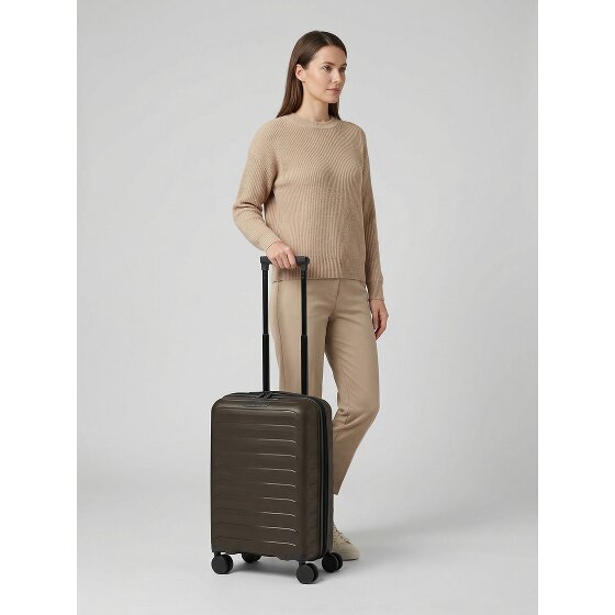 d&n Toronto 4 roues Valise cabine S 54 cm avec soufflet d'extension